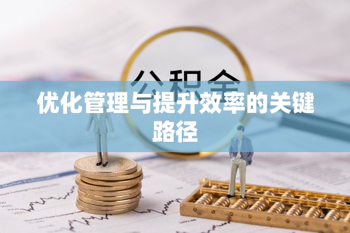 河池优化管理与提升效率的关键路径
