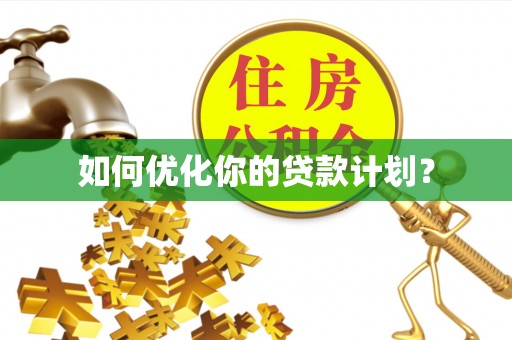 河池如何优化你的贷款计划？