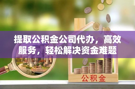 河池提取公积金公司代办，高效服务，轻松解决资金难题
