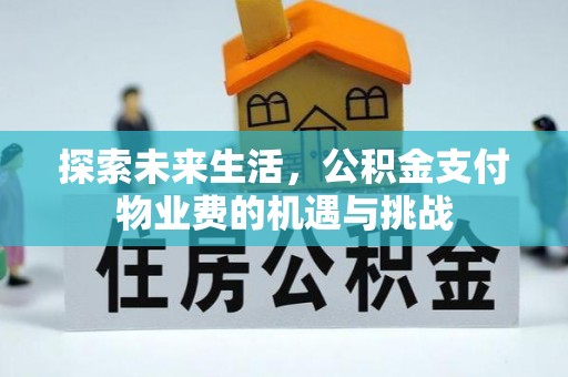 河池探索未来生活，公积金支付物业费的机遇与挑战