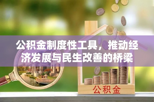 河池公积金制度性工具，推动经济发展与民生改善的桥梁