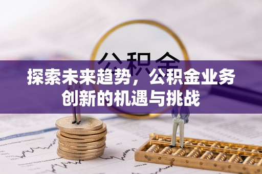 河池探索未来趋势，公积金业务创新的机遇与挑战