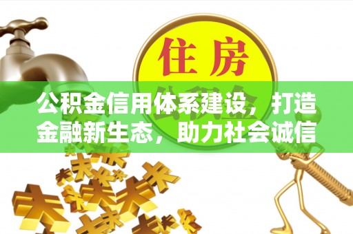 河池公积金信用体系建设，打造金融新生态，助力社会诚信发展