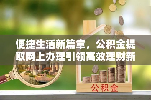 河池便捷生活新篇章，公积金提取网上办理引领高效理财新趋势