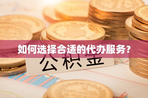 河池如何选择合适的代办服务？