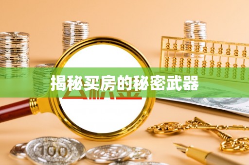 河池揭秘买房的秘密武器