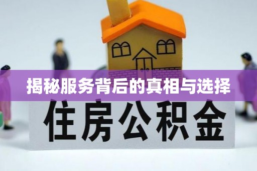 河池揭秘服务背后的真相与选择