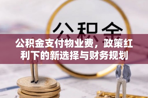 河池公积金支付物业费，政策红利下的新选择与财务规划