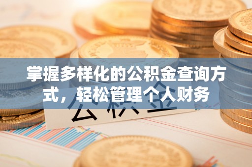 河池掌握多样化的公积金查询方式，轻松管理个人财务