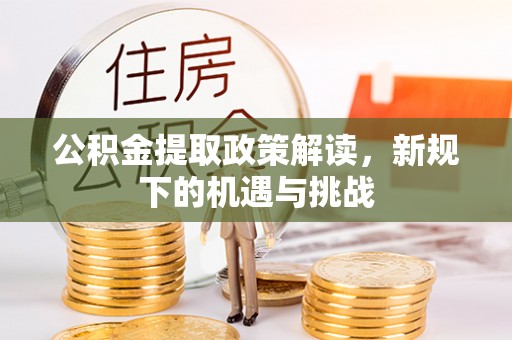 河池公积金提取政策解读，新规下的机遇与挑战