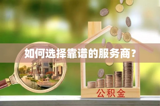 河池如何选择靠谱的服务商？