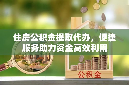 河池住房公积金提取代办，便捷服务助力资金高效利用