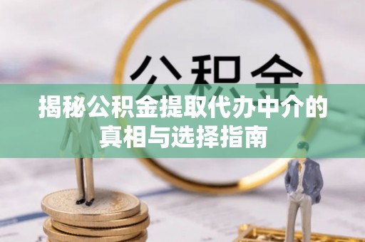 河池揭秘公积金提取代办中介的真相与选择指南