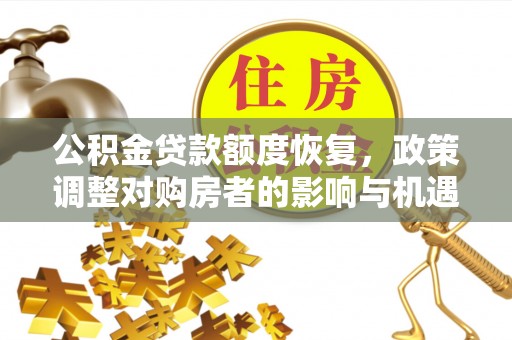 河池公积金贷款额度恢复，政策调整对购房者的影响与机遇