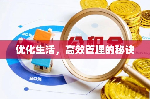 河池优化生活，高效管理的秘诀