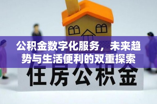 河池公积金数字化服务，未来趋势与生活便利的双重探索