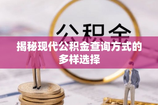 河池揭秘现代公积金查询方式的多样选择