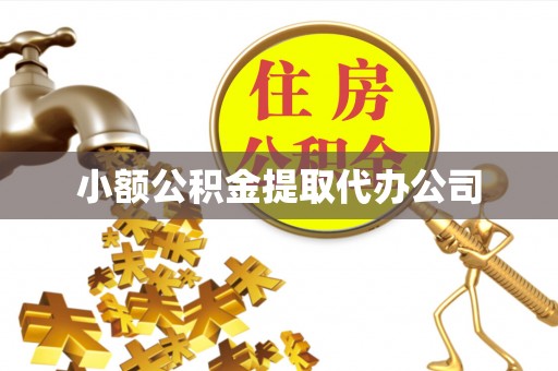河池小额公积金提取代办公司