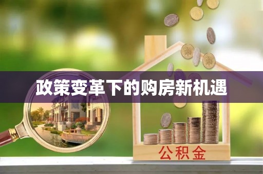 河池政策变革下的购房新机遇