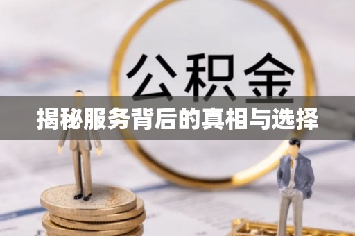 河池揭秘服务背后的真相与选择