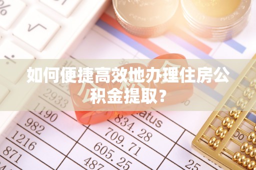 河池如何便捷高效地办理住房公积金提取？