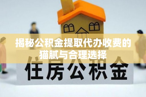 河池揭秘公积金提取代办收费的猫腻与合理选择